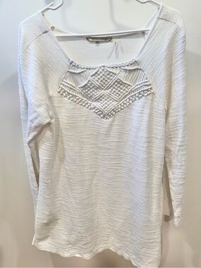 SOFT SURROUNDINGS Women’s Cotton Knit Tunic Top